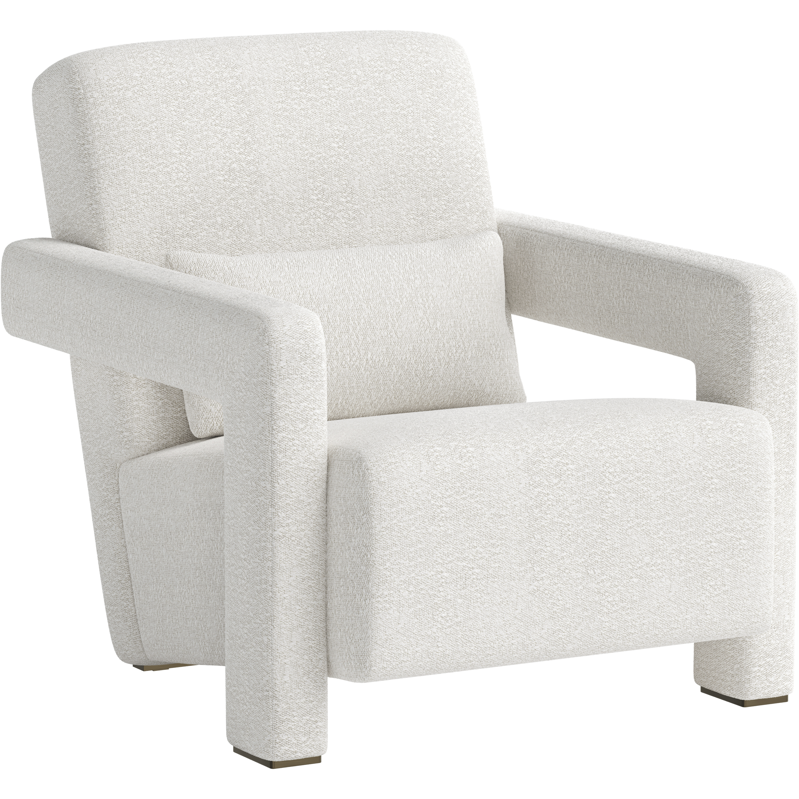 Forester Copenhagen White Lounge Chair